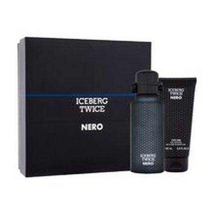 Iceberg Twice Nero Homme Gift Set Eau De Toilette Spray 125Ml & Shower Gel