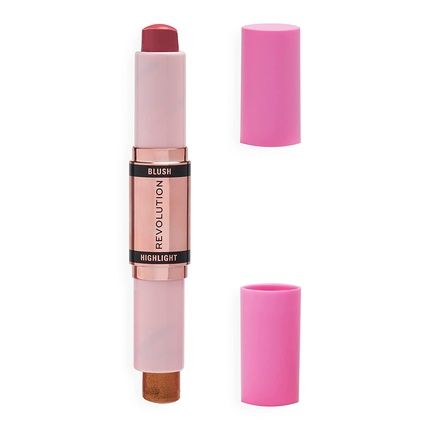 Makeup Revolution Blush & Highlight Stick Blushing Pink Face Blush And Highlighter 4.3G