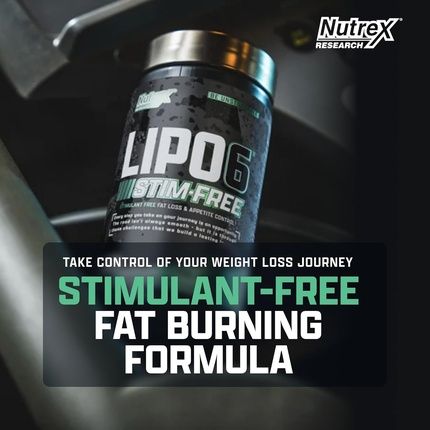 Nutrex Research Lipo Six Stim-Free Metabolism & Appetite Support Supplement