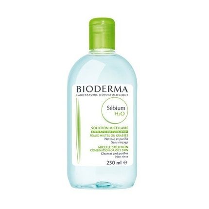 Bioderma Sbium H2O Micellar Solution 100Ml Cleansing Water For Oily Skin