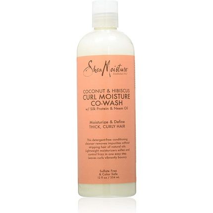 Shea Moisture Coconut And Hibiscus Co-Wash Conditioning Cleanser 13Oz