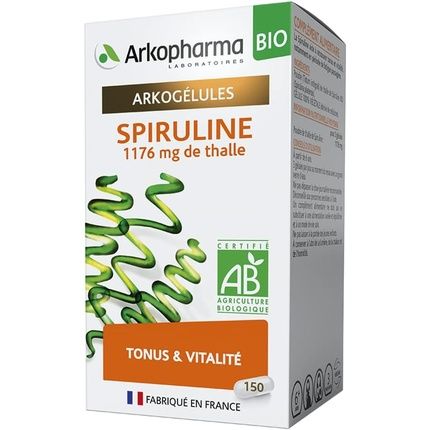 Arkopharma Arko Organic Spirulina Capsules 150 Capsules