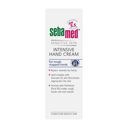 Sebamed Sensitive Skin Intensive Hand Cream Regenerating Hand Cream For Cracked Skin
