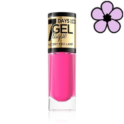 Eveline Gel Laque 7 Days Nail Polish 8Ml No.48 - Fast Drying, No Uv/Led Lamp, Vegan