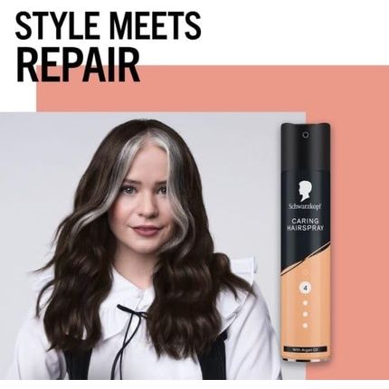 Schwarzkopf Hairspray Caring Strong Hold Hair Spray 250Ml