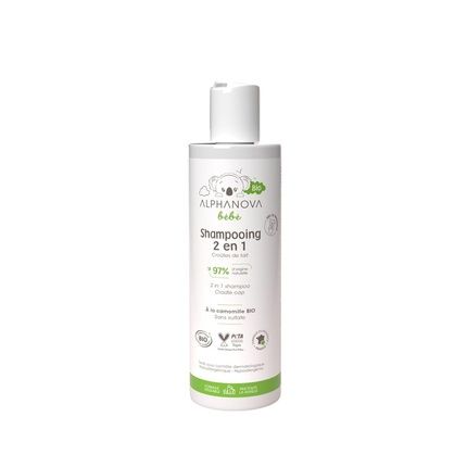 Alphanova Bebe 2-In-1 Mild Baby Shampoo With Organic Chamomile