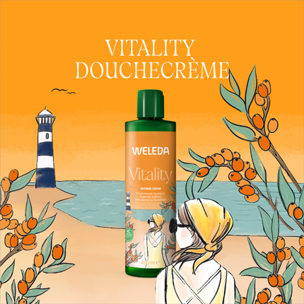 Vitality Sea Buckthorn Shower Cream 400Ml - Image 3