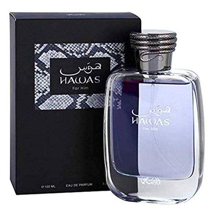 Rasasi Hawas For Him Eau De Parfum 100Ml - Cinnamon, Orange, Amber, Woody, Italian Citrus, Fruity, Sandal, Cedar, Musk, Ambergris
