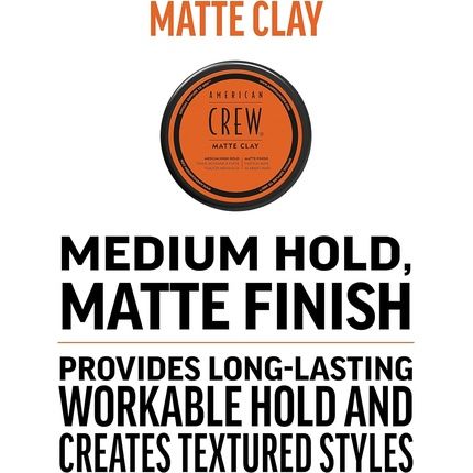 American Crew Texturizing Matte Clay With Medium Hold And Low Shine 85G - Image 3