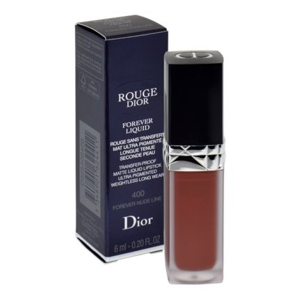 Dior Rouge Forever Liquid Lipstick 400 Forever Nude 6Ml Highly Pigmented