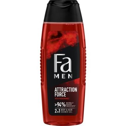 Fa Fa Men 2-In-1 Shower Gel Attraction Force With Pheromones And Seductive Fragrance - 250 Ml