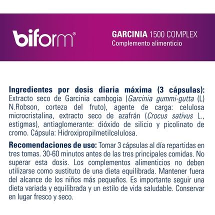 Dielisa Biform Garcinia 1500 Complex 42 Capsules