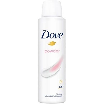 Dove Powder Women Antiperspirant Deodorant 0% Alcohol 150Ml