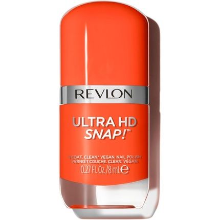 Revlon Ultra Hd Snap Nail Polish Long Lasting Vegan Formula Quick Drying One-Coat Full Coverage Colour 8Ml Hot Stuff 007 Unisex