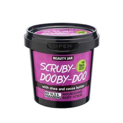 Beauty Jar Scruby-Doooby-Doo Body Scrub 7.05Oz 200G - Exfoliating, Moisturizing, And Skin-Nourishing With Shea And Cocoa Butter