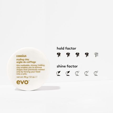 Evo Cassius Styling Clay - Adds Texture With Long Lasting Style