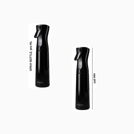 T4B Lussoni Hair Spray Bottle For Salon Styling 300Ml Black - Image 3