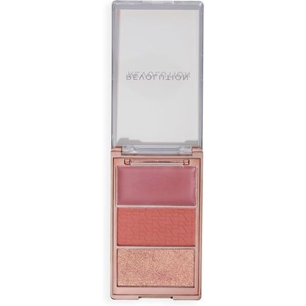 Revolution Blush Icon Palette Cream & Pressed Powder Blusher - Image 3