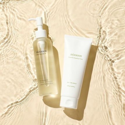 Mixsoon Double Cleansing Set Nourishing Bean Cleansing Oil And Hydrating Centella