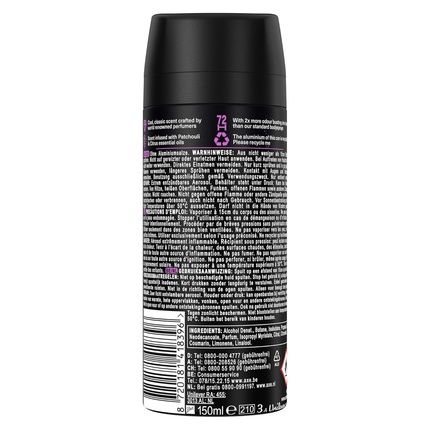 Axe Fine Fragrance Collection Premium Bodyspray Purple Patchouli Deodorant Without Aluminum For 72 Hours Freshness 150Ml