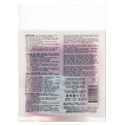 Afterspa Magic Makeup Remover Reusable Cloth Mini Pink