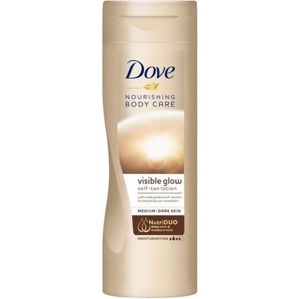 Dove Lotion Visible Glow Medium To Dark 400Ml