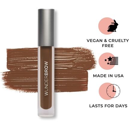 Wunderbrow Wunderbrow Waterproof Eyebrow Gel Jet Black - Vegan And Cruelty-Free