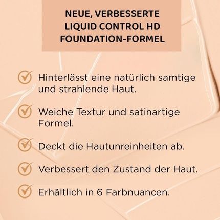 Eveline Cosmetics Liquid Control Hd Foundation With Niacinamide - 025 Light - Image 3