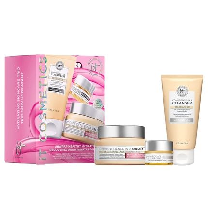 It Cosmetics Unwrap Healthy Hydration Anti-Aging Skincare Set 3Pc