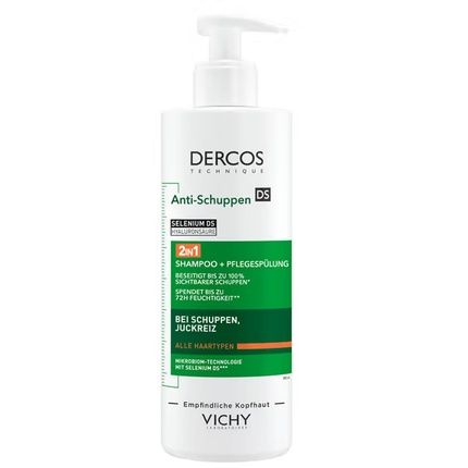 Dercos Anti-Dandruff Shampoo With Conditioner 2 In 1 390Ml