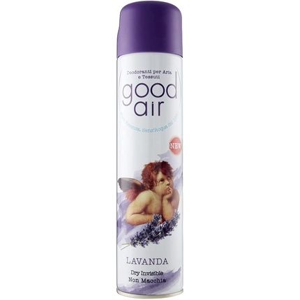 Ebano Ebony Good Air Deodorant Spray, Lavender 100%, White, 18.3 X 23.7 X 26.4