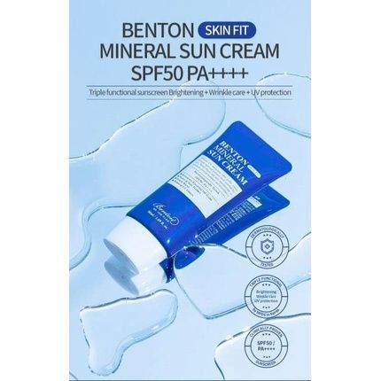 Benton Skin Fit Mineral Sun Cream Spf50+/Pa++++ 1.7 Fl Oz/50Ml Sunscreen