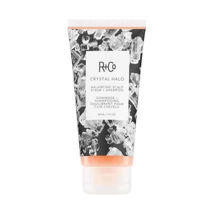 R+Co Crystal Halo Balancing Scalp Scrub And Shampoo - Purifies And Cleanses