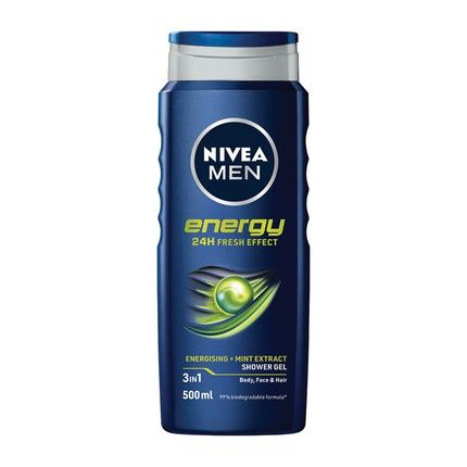 Nivea Men Shower Gel Energy Refreshing Shower Gel For Men