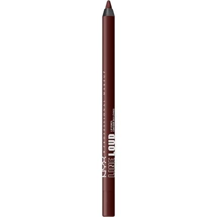 Nyx Professional Makeup Line Loud Lip Pencil Waterproof Infused With Jojoba Oil Smooth Comfy Lips Soft Matte Finish Vegan Formula 34 Make A Statement