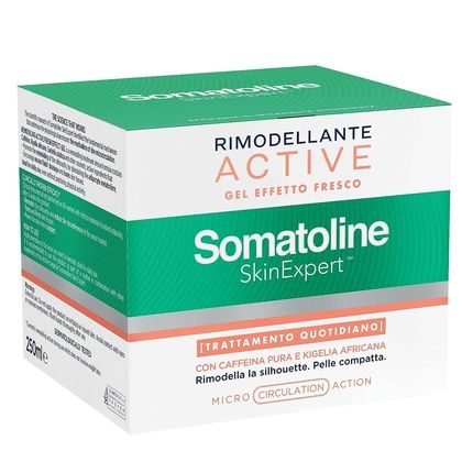 Somatoline Skinexpert Active Gel Fresh Effect Remodeling Leg Treatment With Pure Caffeine And African Kigelia 250Ml