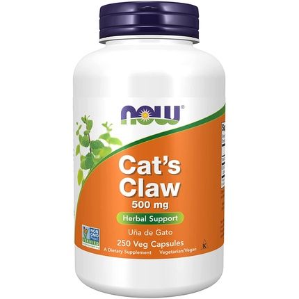Now Cat'S Claw 500Mg Herbal Supplement 250 Veg Capsules