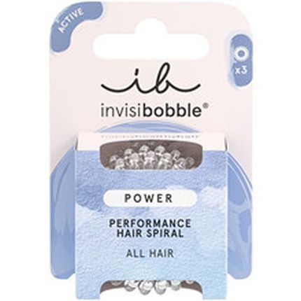 Invisibobble Power Crystal Clear Hair Band 3 Pieces