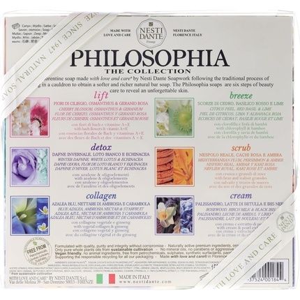 Nesti Dante Philosophia Soaps Collection 6X150 Grams
