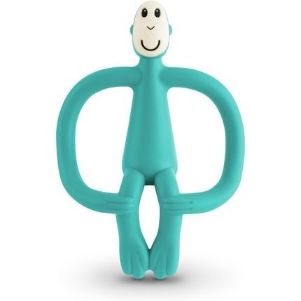Matchstick Monkey Original Teether And Gel Applicator Silicone Bpa Free 3 Months Old+ 10.5Cm Green Monkey