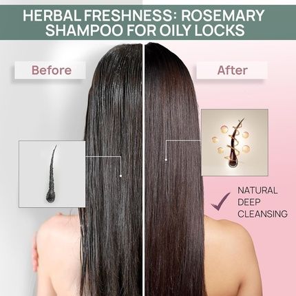 Vis Plantis Rosemary Shampoo For Greasy Hair 400Ml - Image 3