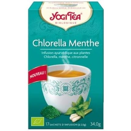 Yogi Tea Chlorella Mint Organic 17 Sachets