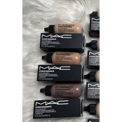 Authentic Mac Studio Radiance Face And Body Transparent Foundation 1.7 Fl Oz