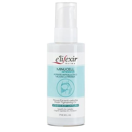 E'Lifexir Oil Minucell Intensive Powerful Anti-Cellulite Oil Improving Microcirculation Reducing Cellulite Ii Iii & Mixed Dehydrating Tightening Organic Cypress Oil And Forskolin 100Ml