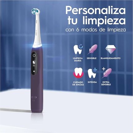 Oral-B Io 8N Electric Toothbrush Violet With Bluetooth