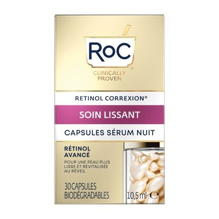 Roc Retinol Correxion Line Smoothing Night Serum Capsules 30-Piece