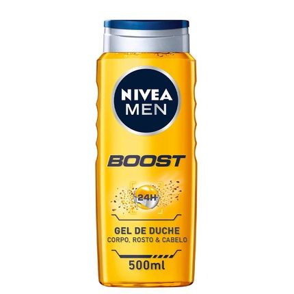 Nivea Men Boost Shower Gel 500Ml Refreshing Body Care