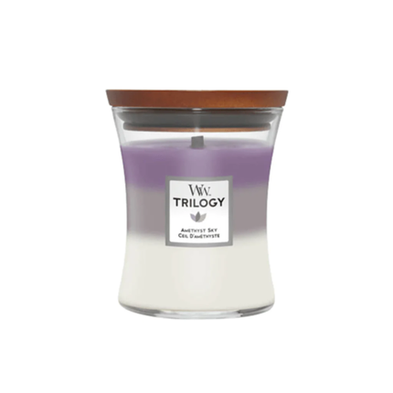 Woodwick Trilogy Amethyst Sky Medium Jar Candle