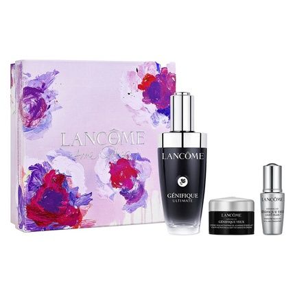 Lancme Advanced Genifique Ultimate Serum Set 50Ml Serum 5Ml Eye Cream 5Ml Eye Serum