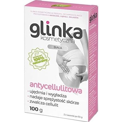 Anti-Cellulite Cosmetic Clay White 100 G - Biomika